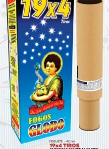 19X4 TIROS FOGUETE - 42 MM FOGOS GLOBO CÓD.41