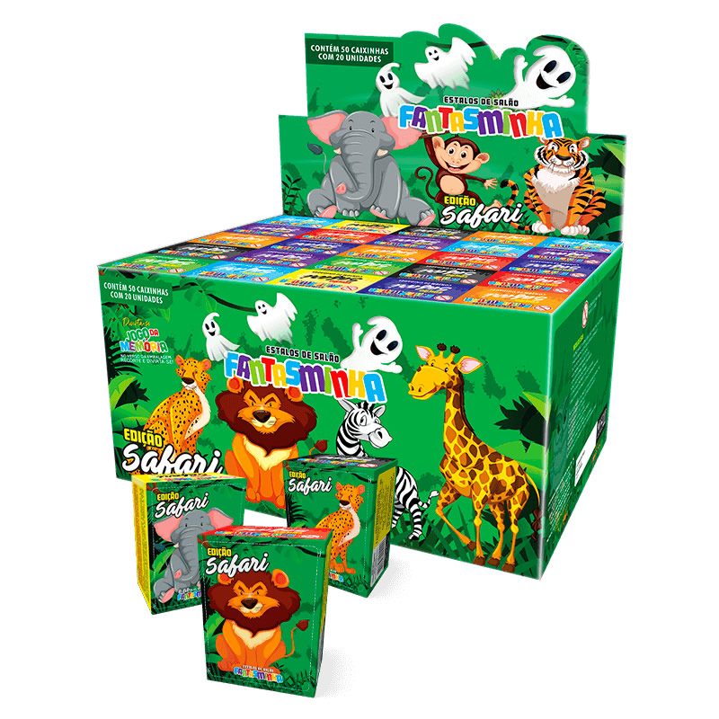 Estalos Fantasminha Safari 50×20 Unidades