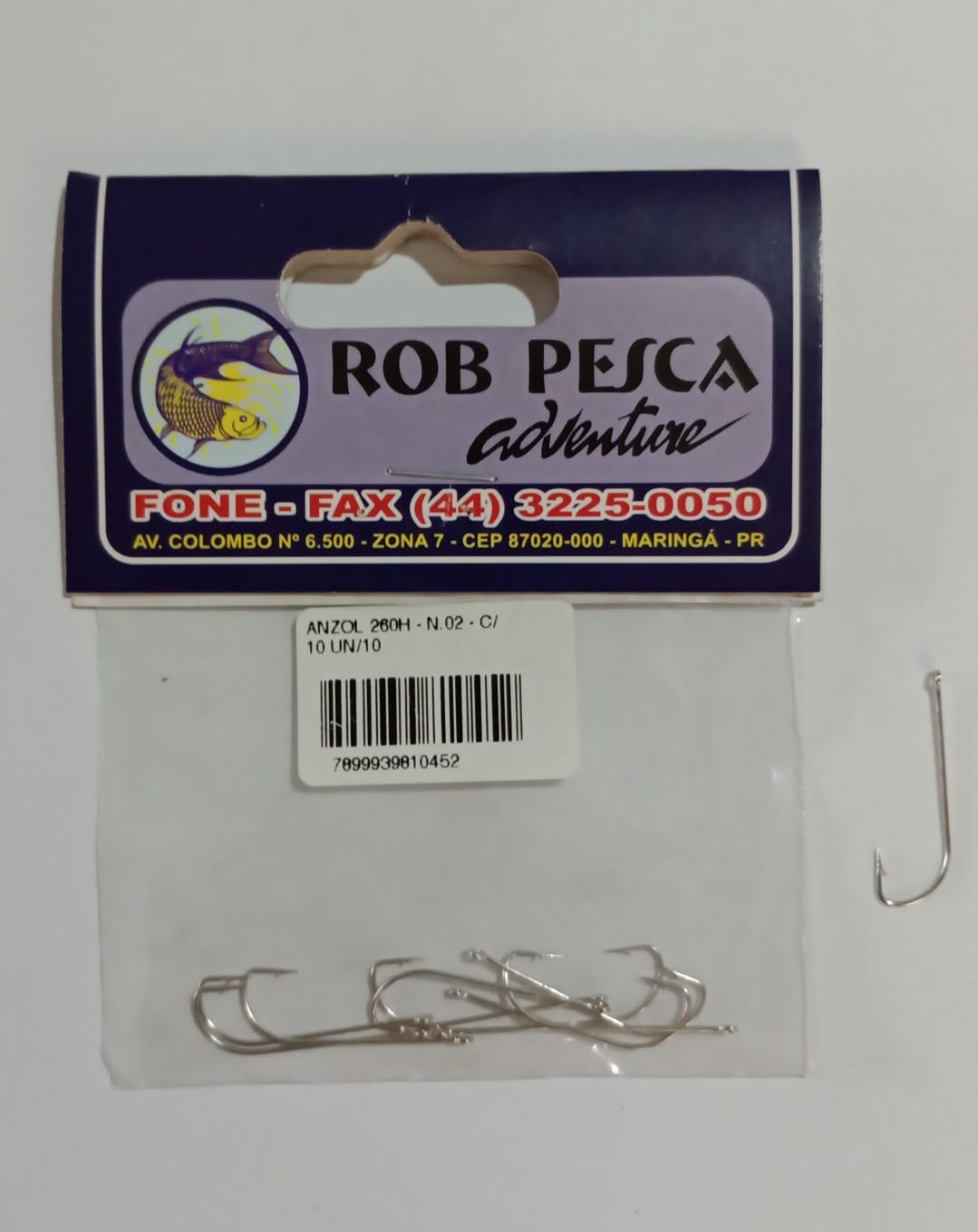 ANZOL 260-H CARTELA - MARINE