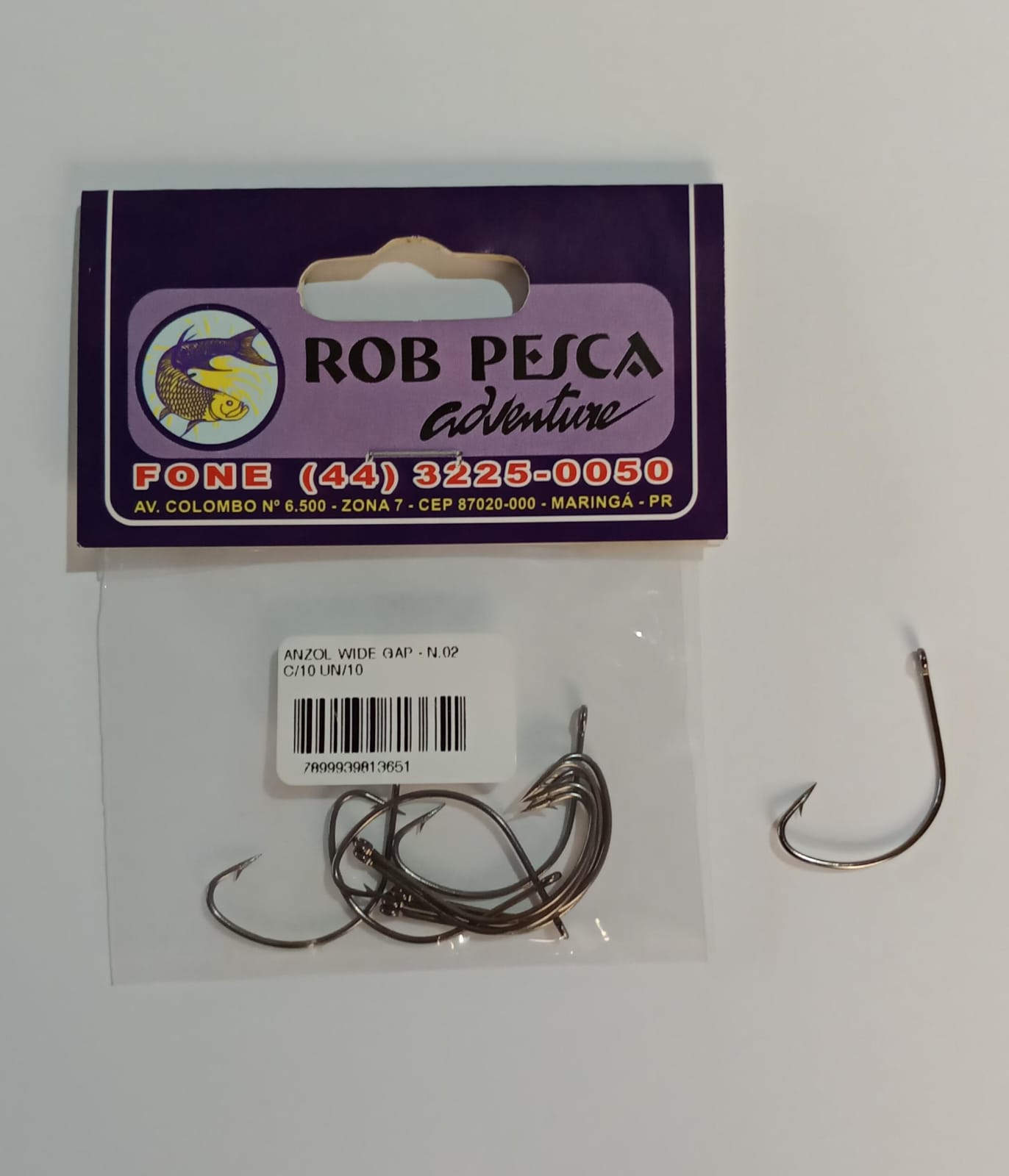 ANZOL WIDE GAP CARTELA - MARINE