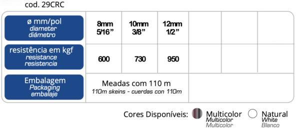 CORDA CAMINHONEIRO POLIPROPILENO - MAZZAFERRO - Imagem 2