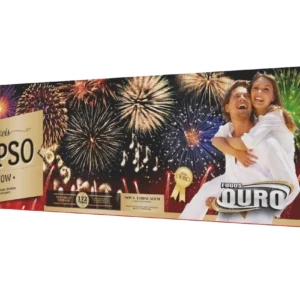 TORTA 172 TUBOS CALYPSO MASTER SHOW - FOGOS OURO CÓD.154