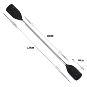 REMO DE DUAS PÁS 2.10 MTS CABO DE ALUMÍNIO FRIZADO CÓD.1570