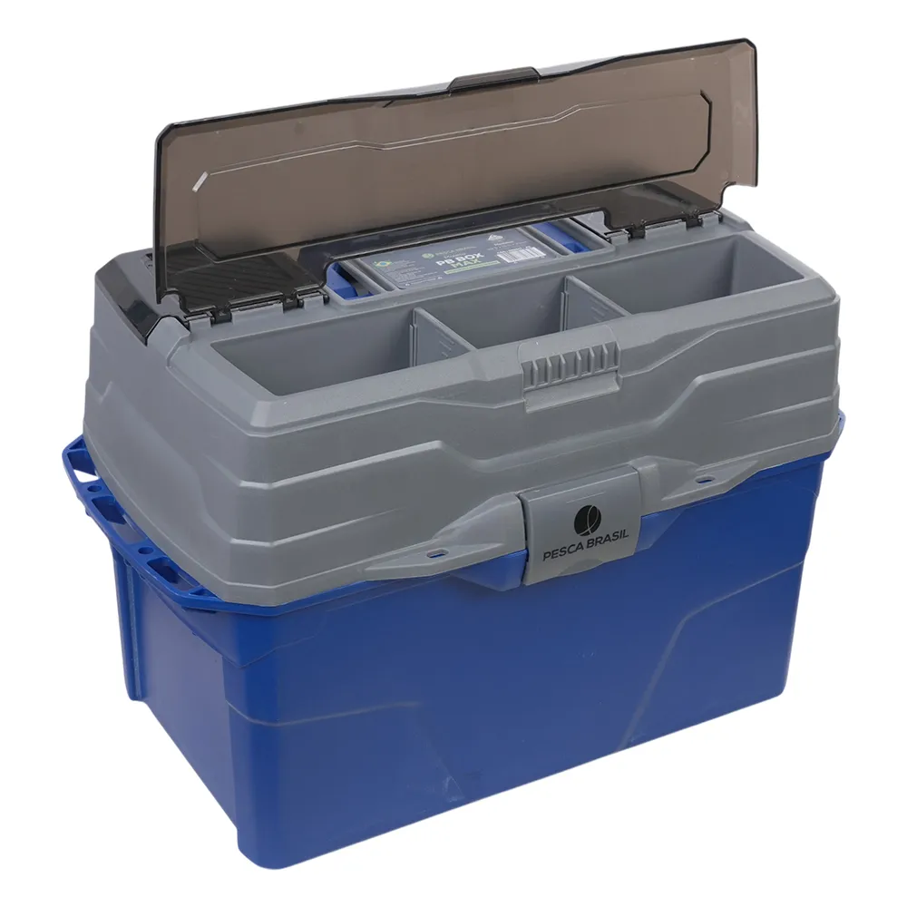 ESTOJO PESCA BRASIL BOX MAX+3 BANDEJAS ARTICULADAS CÓD.3617 - Imagem 4