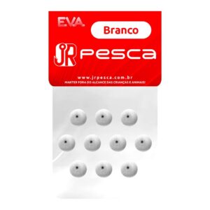 E.V.A BOLEADO 8MM BRANCO-1307 JR PESCA CÓD.3640