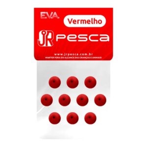 E.V.A BOLEADO 8MM VERMELHO JR PESCA - 1308- CÓD.3641