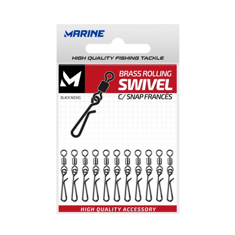 GIRADOR RSF BLACK NICKEL C/ SNAP FRANCÊS