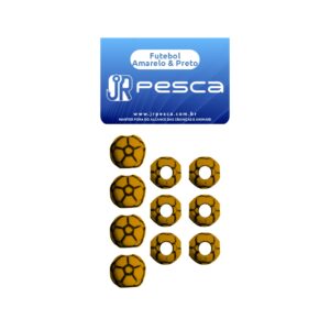 MIÇANGA BOLINHA DE FUTEBOL AMARELO 572 - JR PESCA CÓD.3764